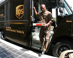 UPS truck driving company