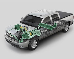 Hybrid truck engine