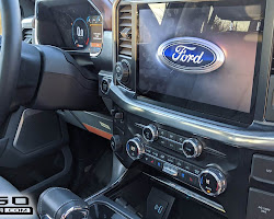 12-inch touchscreen infotainment system in Ford F-150