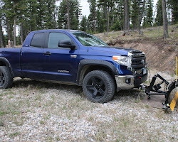 Toyota Tundra snow plow truck