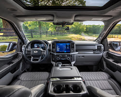 Ford F-150 truck interior
